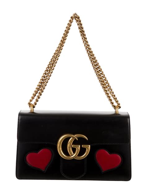 gucci marmont bag with heart on back|gucci marmont suede bag.